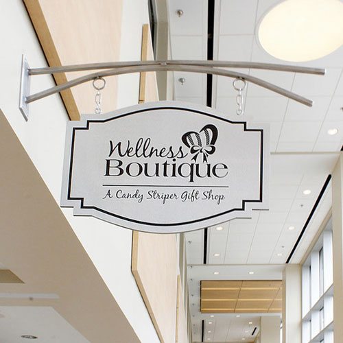 wellness boutique sign